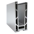Kozza KF 1000 – aluminiumsprofil U til helglasgelænder 5000 mm med dræning 000-878 (2)