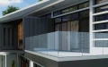 Kozza KF 1000 – aluminiumsprofil U til helglasgelænder 5000 mm med dræning 000-878 (4)