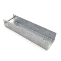 C-profil forbindelsesbeslag til sokkelelement 200x55 galvaniseret GPV-700-24 (2)