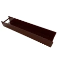 U-profil forbindelsesbeslag holder til sokkelelement 250x50 Brun GPV-700-40 (2)