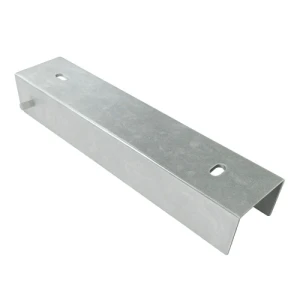 C-skinne forbindelsesstykke til sokkel 250x55 galvaniseret