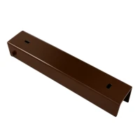 C-profil forbindelsesbeslag til sokkel 300x55 bronze