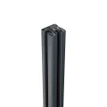 Hjørnestolpe gelænder 45x45x1283mm glas 8,72mm mørkegrå Kozza KR7500 000-890 (5)