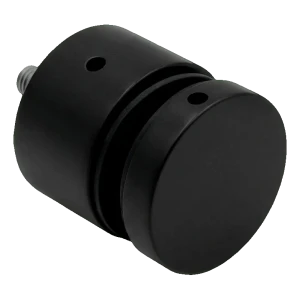 PINOX punktbeslag rotula til glas fi 50 mm sort mat – til flade overflader, gevind M10