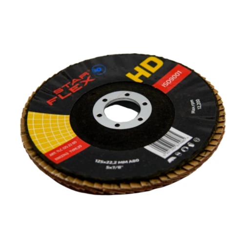 Starflex HD – keramisk lameldisk T29 125 mm til stål og rustfrit stål, kornstørrelse 40 000-940 (1)