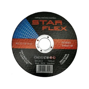 Star Flex – skæreskive til stål og INOX 125×1,0 mm WA60T-BF type 41