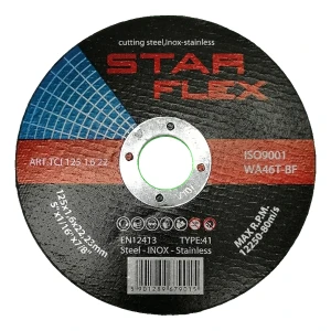 Star Flex – skæreskive til stål og INOX 125×1,6 mm WA46T-BF