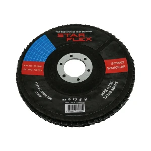 Star Flex – buet lamellskive T29 125 mm zirkon kornstørrelse 60 INOX