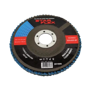 Star Flex – flad bladskive T27 125 mm zirkonium korn 40 INOX