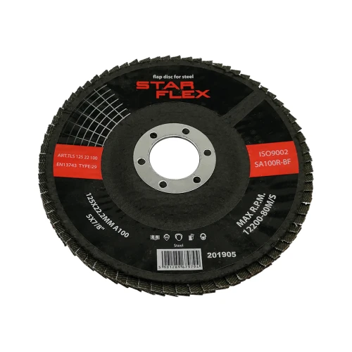 Starflex lamellskive T29 125 mm til stål – kornstørrelse 100 000-969 (1)