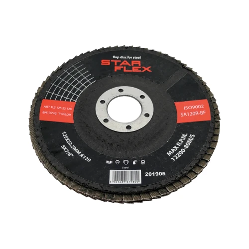 StarFlex lamelskive til stål T29 125 mm – kornstørrelse 120 000-971 (1)