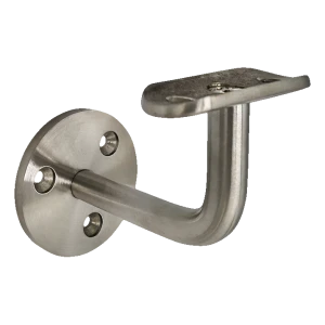 Vægbeslag til gelænder handrail ø 60 mm – rustfrit stål AISI 304 satin, system 42,4 mm
