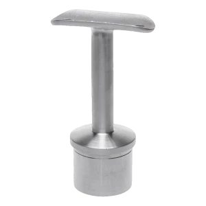 PSG balustradestøtte 42,4 mm klebet - rustfrit stål AISI 316 satin