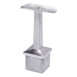 Postal – håndløbsstøtte til balustrade Ø42,4 mm til stolpe 40x40x2 mm, rustfrit stål AISI 304 satin
