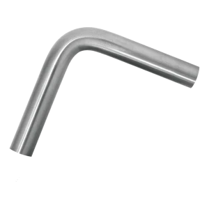 Gelænder støttestang 90° fi 14 mm 75×75 mm AISI 304 satin