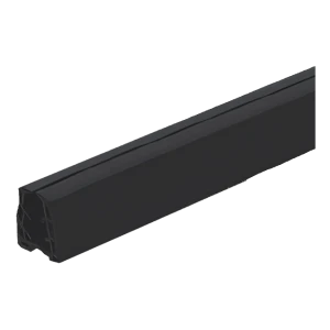Gummitætning til påsat glasgreb 8–11 mm, 24×24 mm, sort