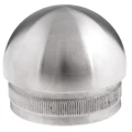 Kozza elipseformet indstøbelig slutpropp til gelænderrør 42,4 mm – AISI 304 rustfrit stål satin 001-095 (1)