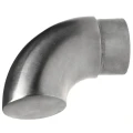 Lukket albuebøjning til gelænder til rør 42,4 mm – rustfrit stål AISI 304 satin 001-102 (1)