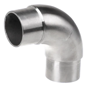 Blød balustradebue til indklebning 90° AISI 316 – rør 42,4x2 mm, satin