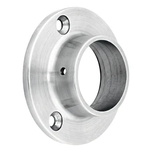 Rækværksmonteringsflange til rør 42,4 mm – rustfrit stål AISI 304 satin