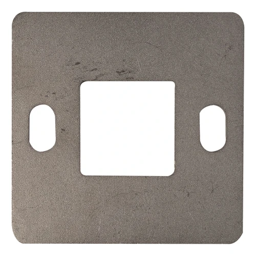 Gelænderstolpe sokkel til svejsning 100×100 mm – rustfrit stål AISI 304, system 40×40 001-162 (1)