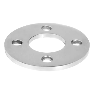 Gelændersøjle base til svejsning fi 100 mm – rustfrit stål AISI 304 satin
