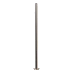 PINOX – mellem gelænderstolpe ø 42,4 mm rustfri AISI 304 satin