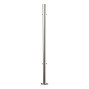 PINOX mellemstolpe til rækværk fi 42,4 mm × 981 mm – rustfrit stål AISI 304, satin