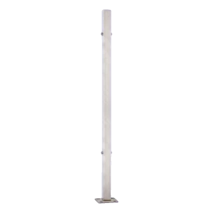 PINOX mellemstolpe til gelænder 40x40 mm h981 mm rustfrit stål satin