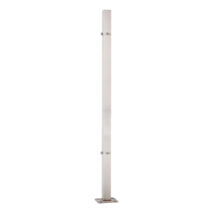 PINOX hjørnesøjle til rækværk 40x40x981 mm rustfrit stål AISI 304 satin
