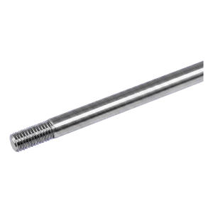 Glas tagstrop spændstang M10×1500 mm rustfrit stål AISI 304 – højre/venstre gevind, satin