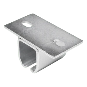 PSG ophæng til skydedørskinne 50×46 mm – galvaniseret, 130 mm