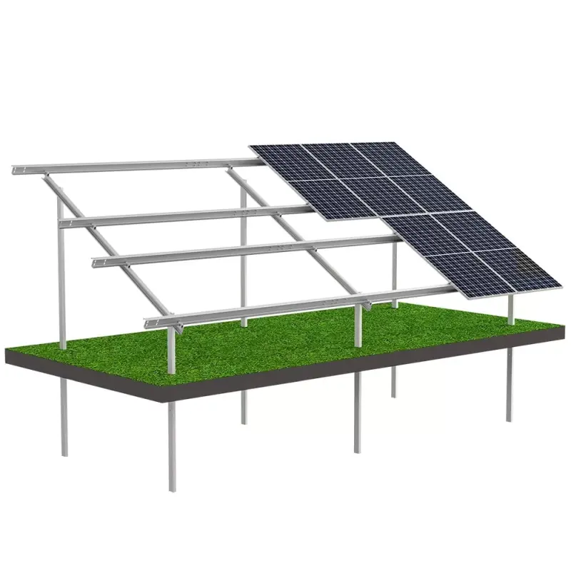 standard jordstruktur til solcellepaneler